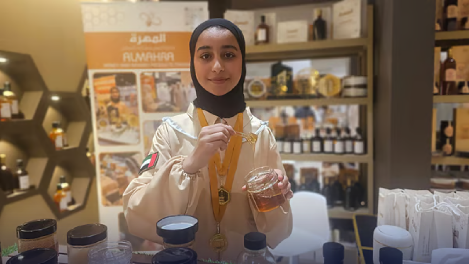 UAE: 13-Year-Old Emirati Beekeeper Wins Global Recognition