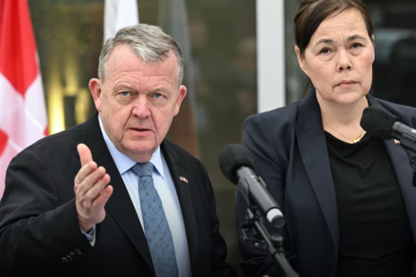 France president meets Denmark Greenland leaders