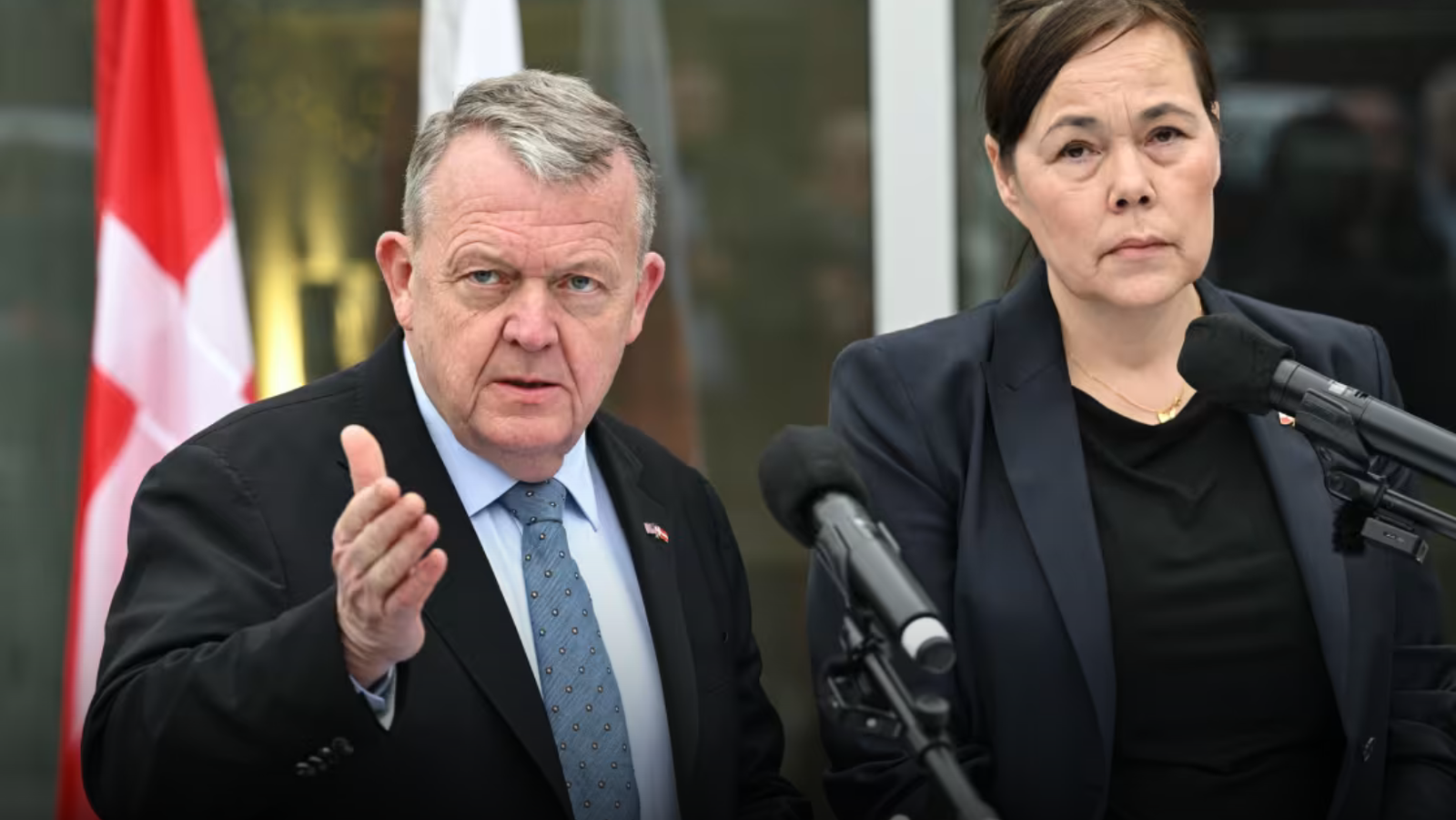 France president meets Denmark Greenland leaders