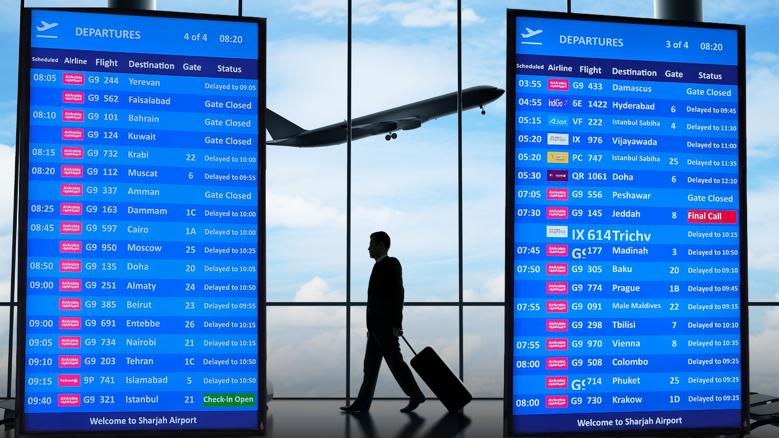 UAE Heavy Fog February 2026 Dubai Sharjah Flight Delays Disrupt Air Travel