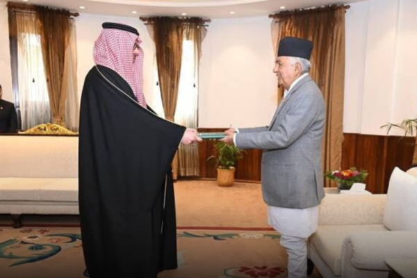 Saudi Ambassador Presents Credentials to Nepalese President