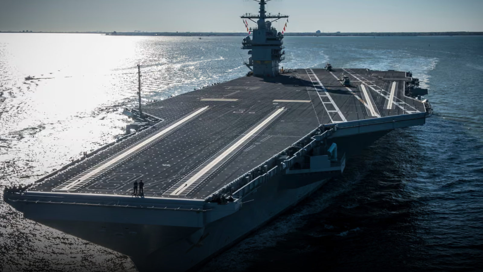 Trump second aircraft carrier Middle East