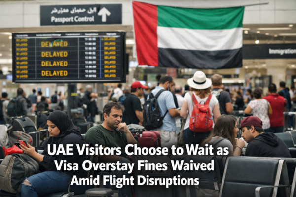 UAE visitors wait as visa overstay fines waived