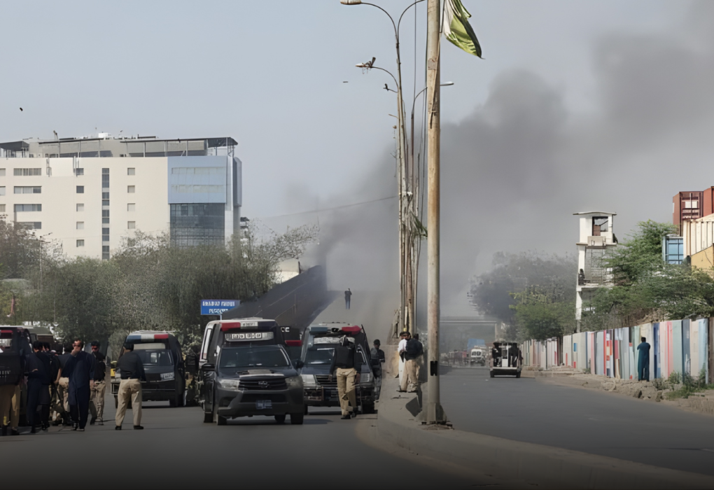 At least nine killed in pro-Iran protest at US consulate in Karachi