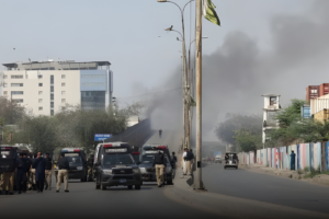 At least nine killed in pro-Iran protest at US consulate in Karachi