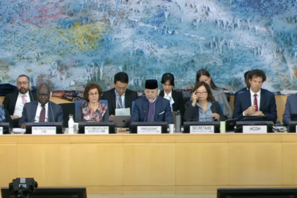 Saudi Arabia UNHRC resolution Iran attacks human rights