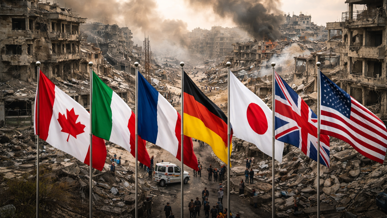 G7 Demands End to Attacks on Civilians in Iran War