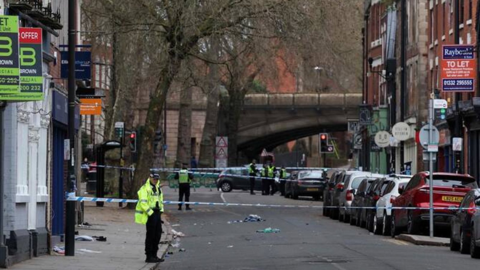 Seven injured after car hits pedestrians UK