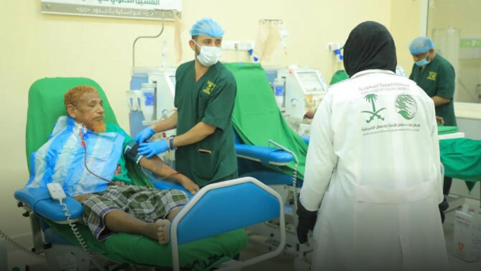 Saudi-backed dialysis center Yemen treats patients