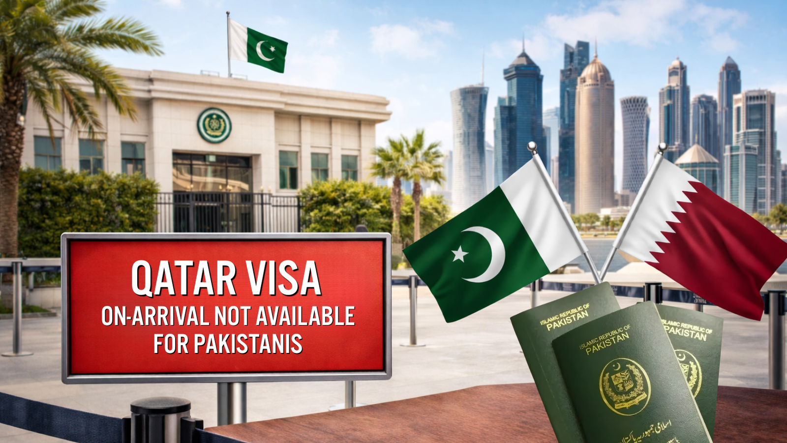 Qatar visa-on-arrival not available for Pakistanis